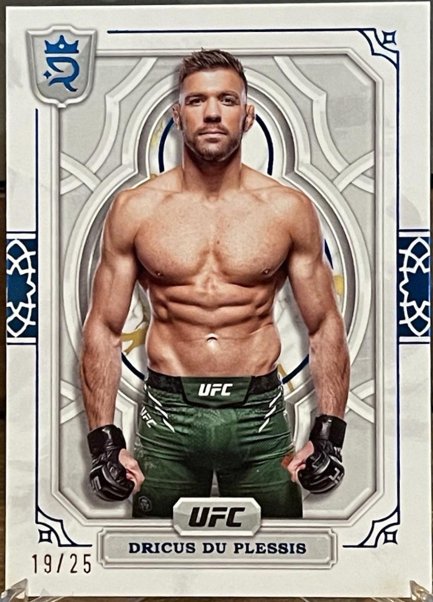 Dricus Du Plessis 2024 Topps Royalty UFC Base #93 Blue
