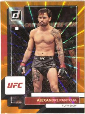 Alexandre Pantoja 2023 Panini Donruss UFC Base #106 Orange Laser