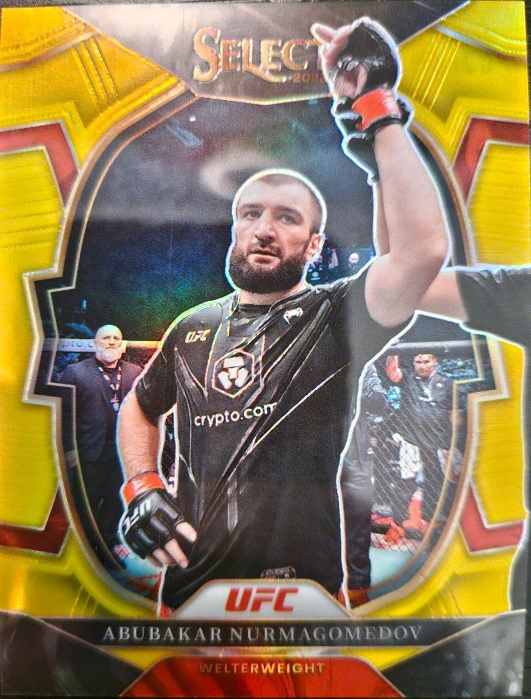 Abubakar Nurmagomedov 2023 Panini Select UFC Concourse #8 Gold