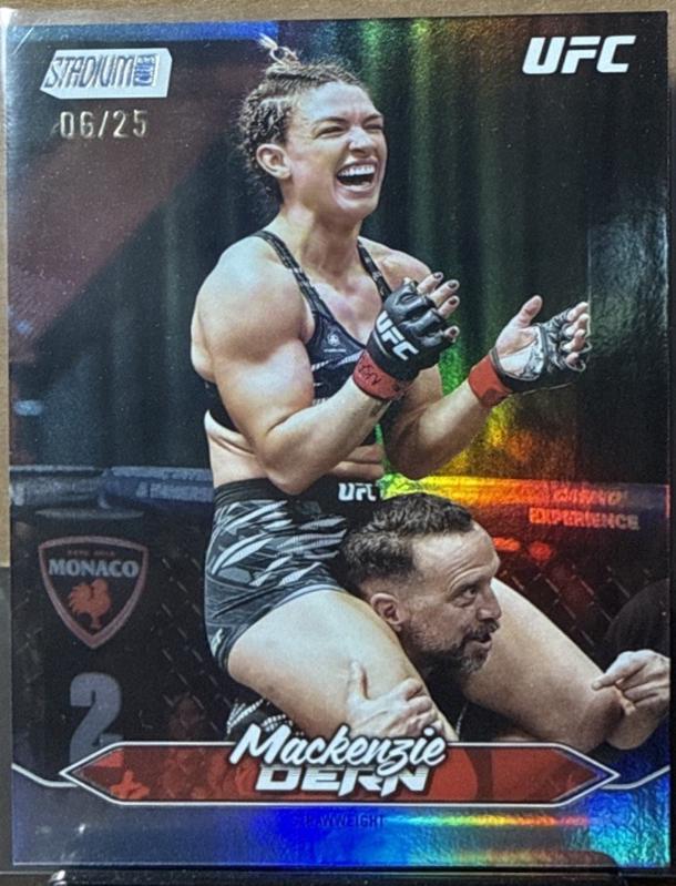 Mackenzie Dern 2025 Topps Stadium Club UFC Base #70 Rainbow