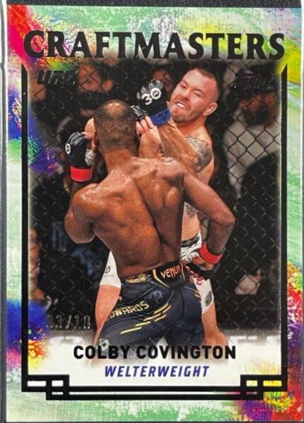 Colby Covington 2024 Topps Knockout UFC Craftmasters #CRM-13 Black