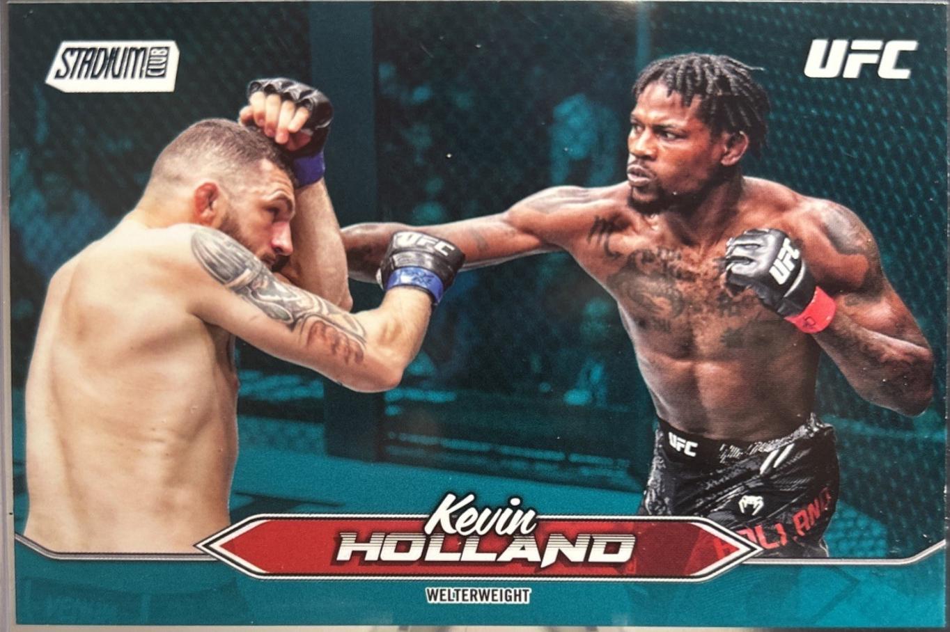 Kevin Holland 2025 Topps Stadium Club UFC Base #198 Teal