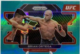 Brian Ortega 2022 Panini Prizm UFC Base #57 Teal