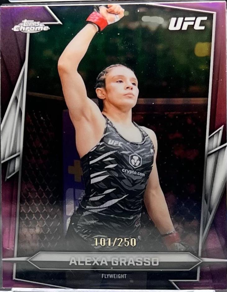 Alexa Grasso 2026 Topps Chrome UFC Base #170 Pink Refractor