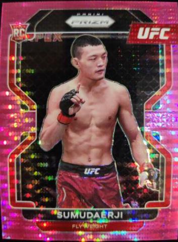 Su Mudaerji 2022 Panini Prizm UFC Base #114 Pink Pulsar