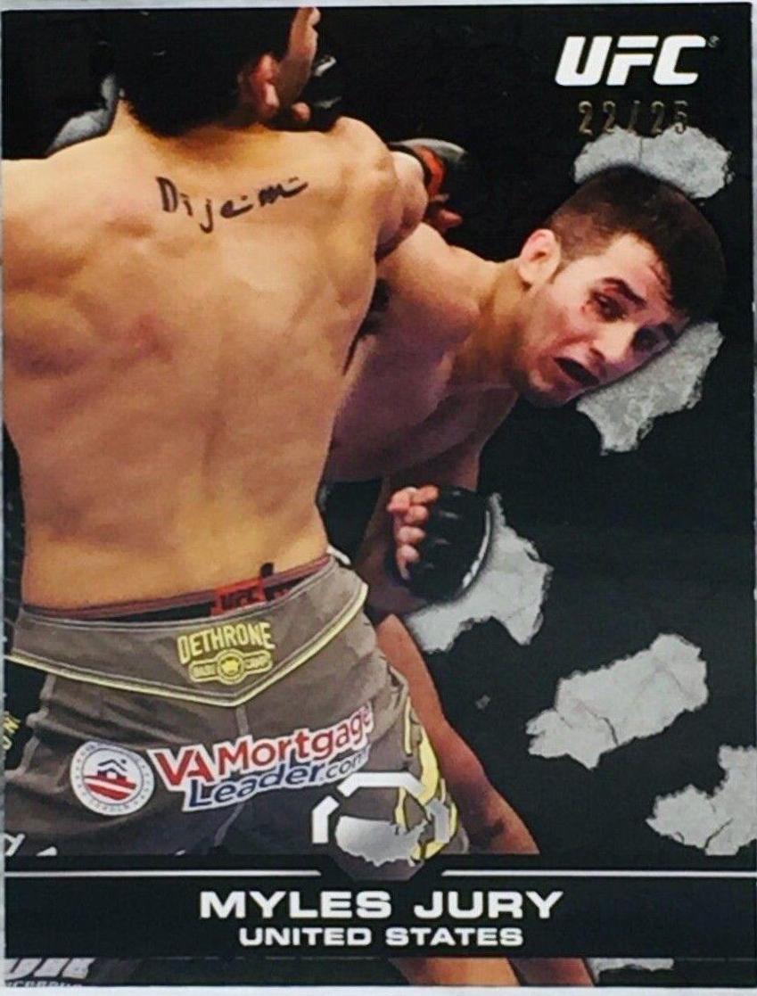 Myles Jury 2013 Topps UFC Bloodlines Base #76 Black