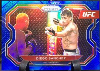 Diego Sanchez 2021 Panini Prizm UFC Base #196 Blue