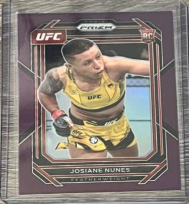 Josiane Nunes 2023 Panini Prizm UFC Base #199 Purple