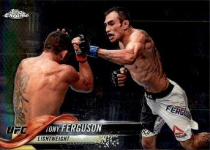Tony Ferguson 2018 Topps Chrome UFC Base #5 Diamond Hot Box