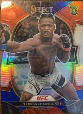 Terrance McKinney 2023 Panini Select UFC Concourse #53 Red Blue Prizm