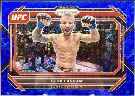 TJ Dillashaw 2023 Panini Prizm Under Card UFC Base #3 Blue