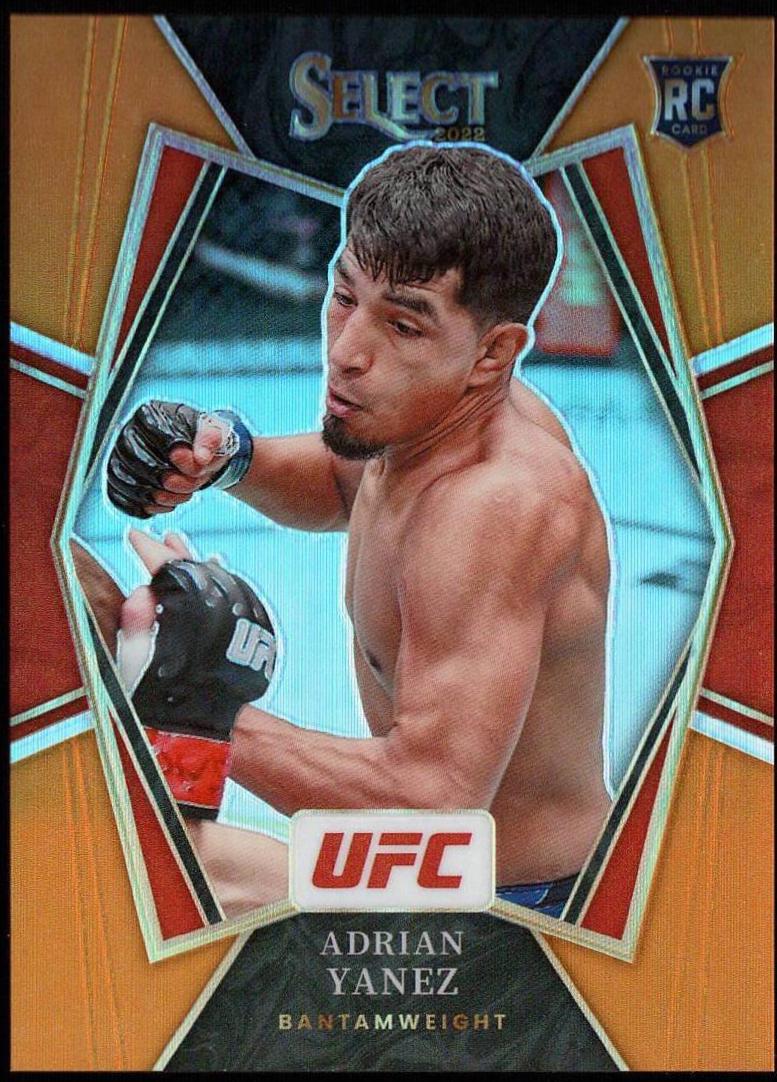 Adrian Yanez 2022 Panini Select UFC Premier Level #155 Orange