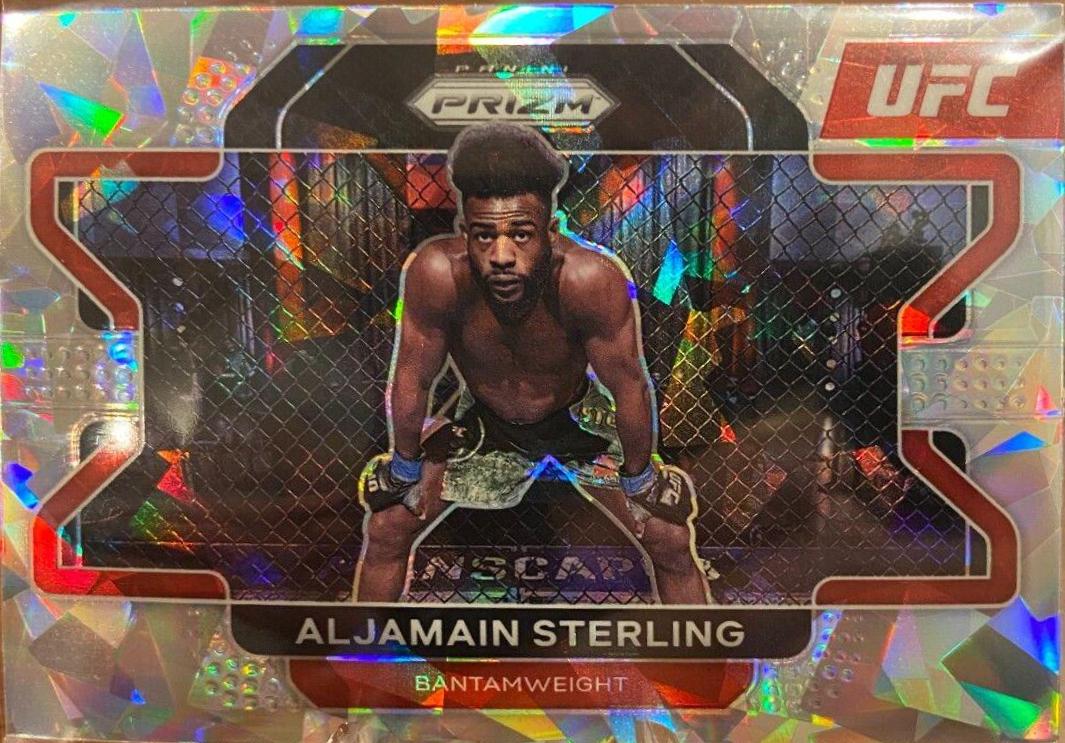 Aljamain Sterling 2022 Panini Prizm UFC Base #55 Silver