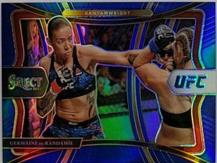 Germaine de Randamie 2021 Panini Select UFC Premier Level #137 Blue