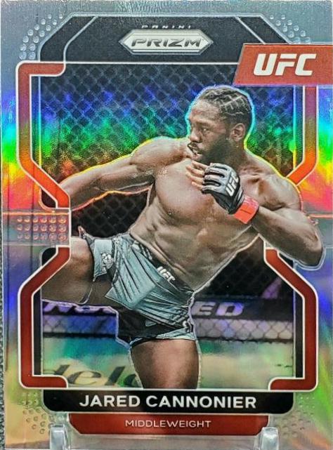 Jared Cannonier 2022 Panini Prizm UFC Base #155 Silver