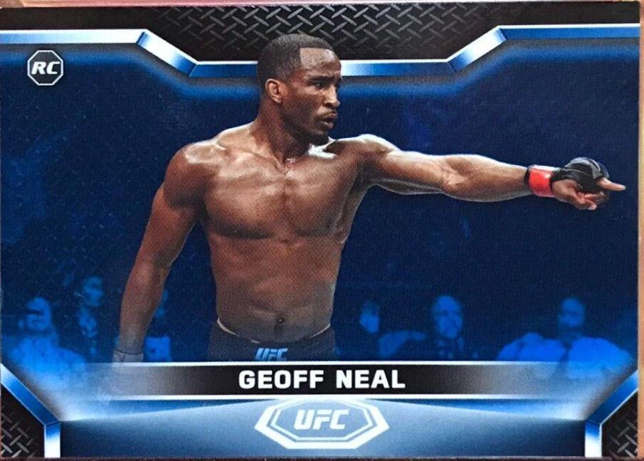 Geoff Neal 2020 Topps UFC Knockout Base #75 Blue