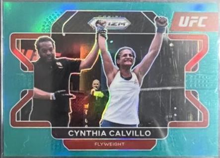 Cynthia Calvillo 2022 Panini Prizm UFC Base #59 Teal
