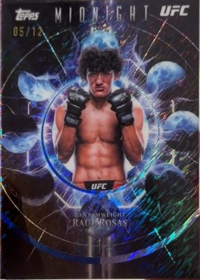 Raul Rosas 2026 Topps Midnight UFC Base Autographs #BAV-RR Midnight
