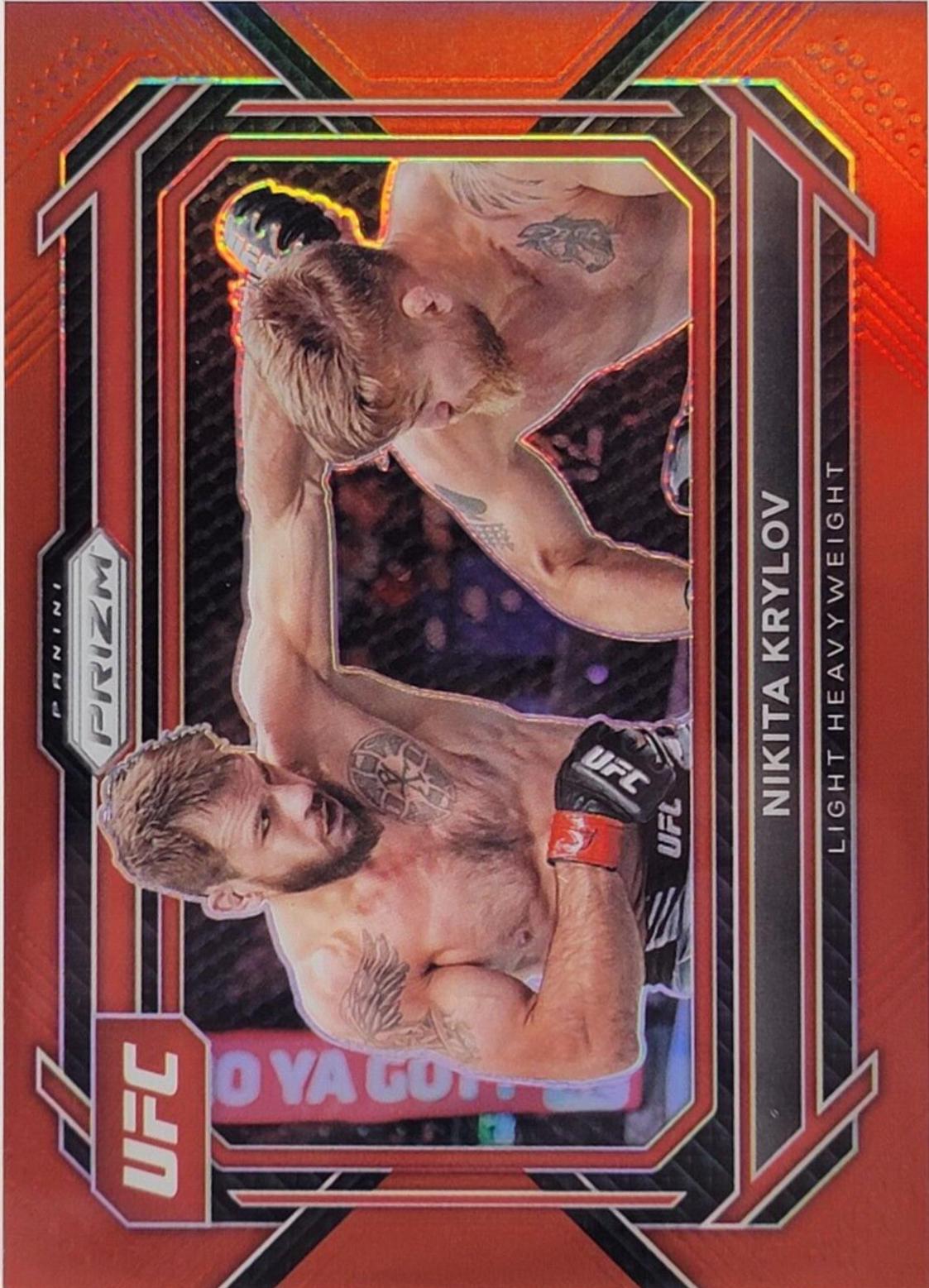 Nikita Krylov 2023 Panini Prizm UFC Base #49 Red
