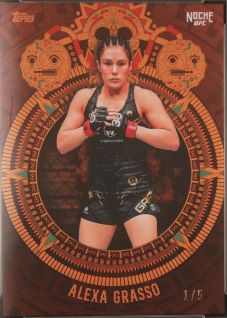 Alexa Grasso 2024 Topps Noche UFC Base #3 Orange