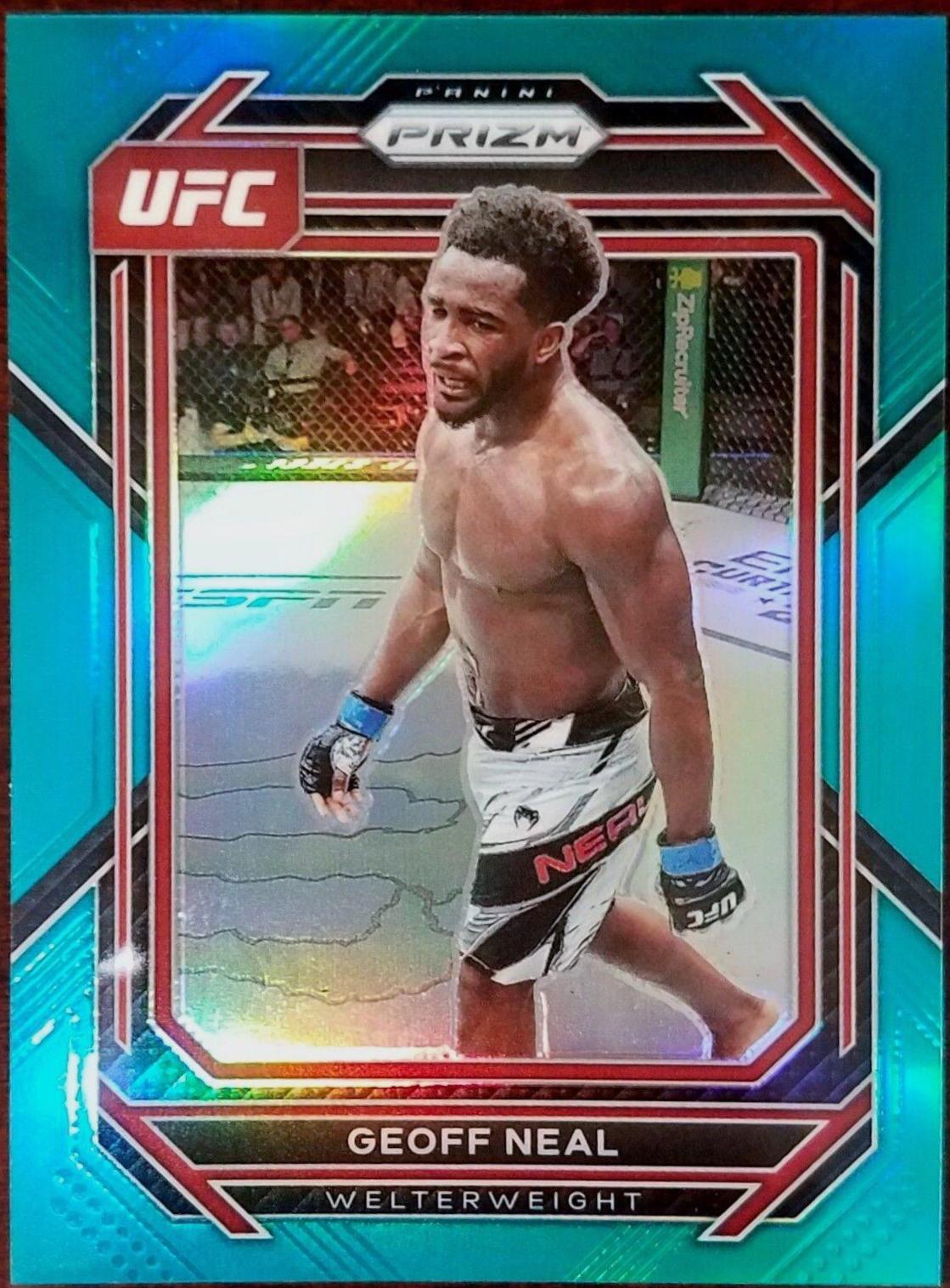 Geoff Neal 2023 Panini Prizm UFC Base #127 Teal