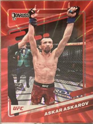 Askar Askarov 2022 Panini Donruss UFC Base #93 Red
