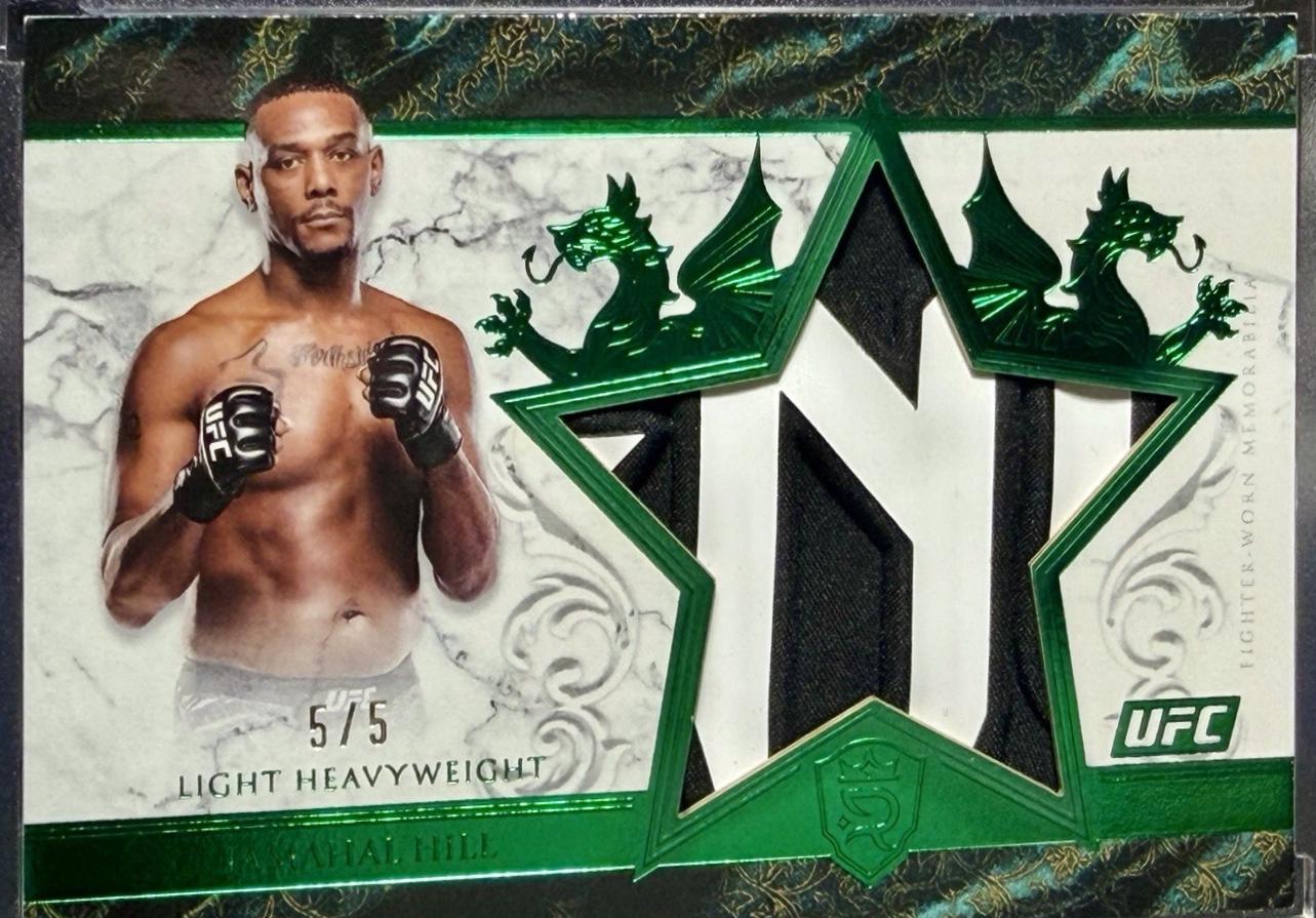 Jamahal Hill 2025 Topps Royalty UFC Star Relics #SR-JH Green