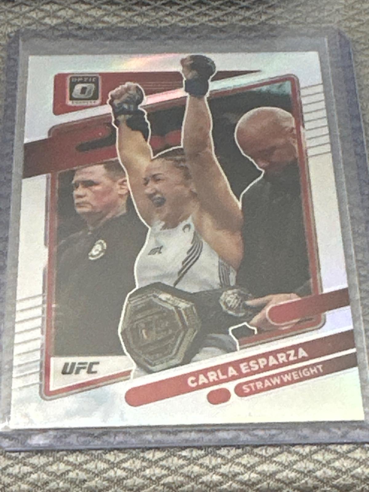 Carla Esparza 2022 Panini Donruss Optic UFC Base #1 Holo