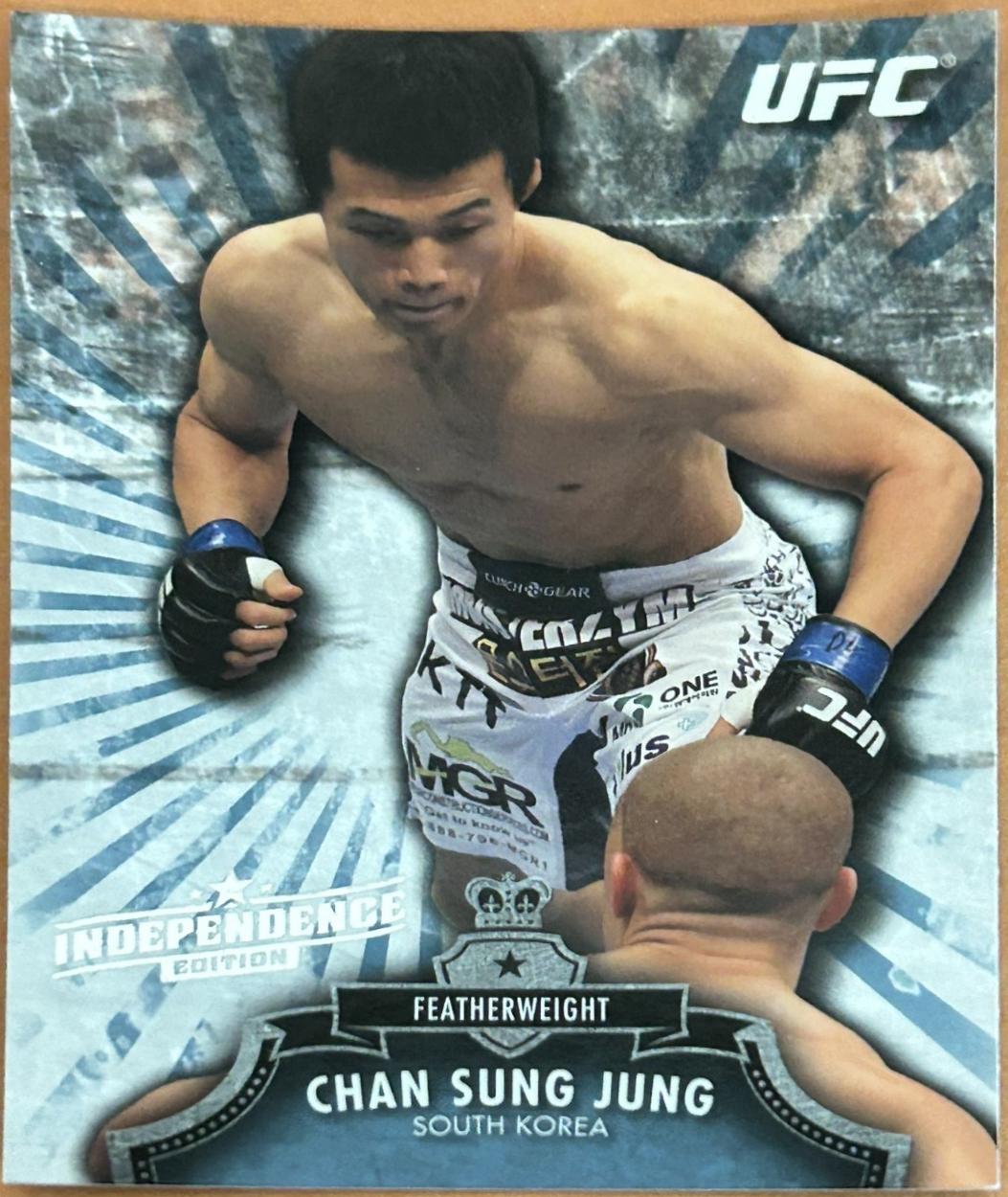 Chan Sung Jung 2012 Topps UFC Bloodlines Base #34 Independence Edition