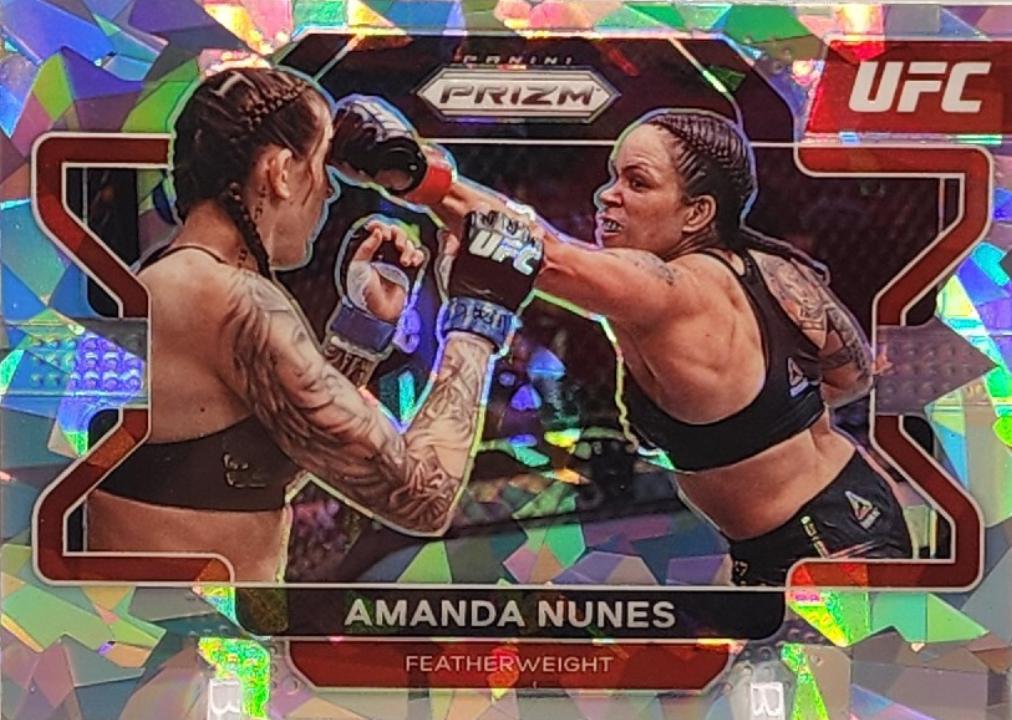 Amanda Nunes 2022 Panini Prizm UFC Base #65 Ice