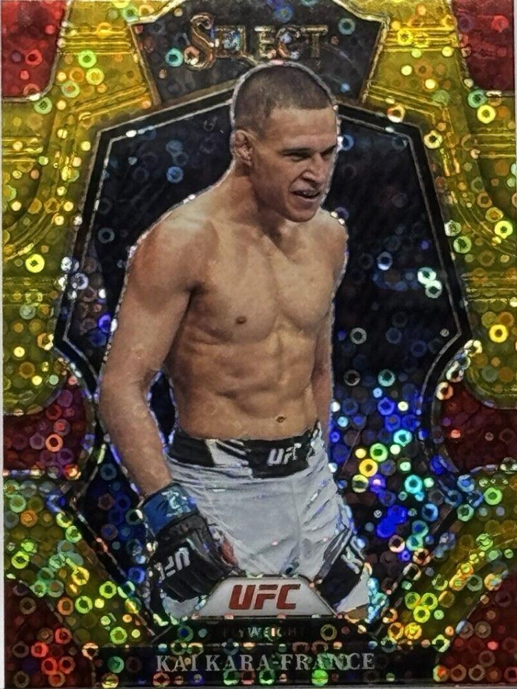 Kai Kara-France 2023 Panini Select UFC Premier Level #155 Gold Disco