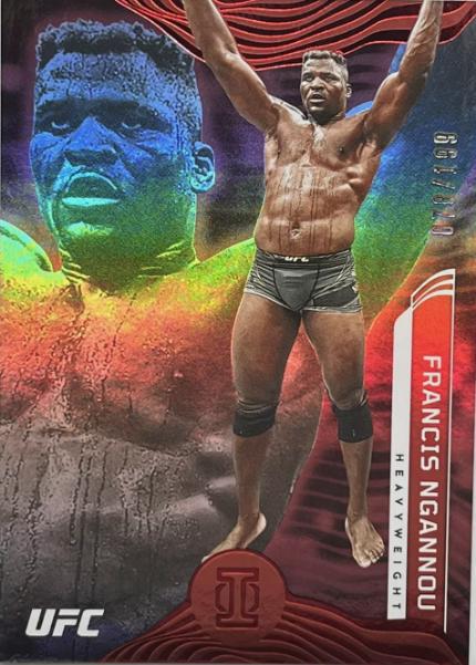 Francis Ngannou 2022 Panini Chronicles UFC Base Illusions #279 Red