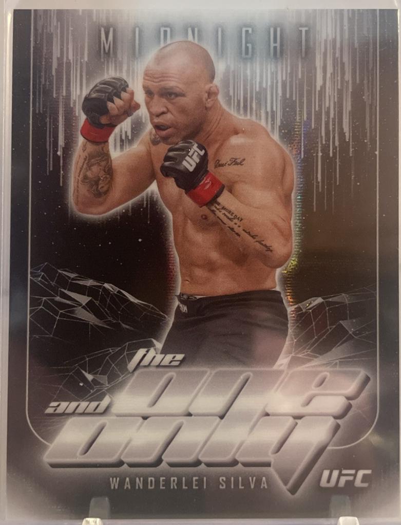 Wanderlei Silva 2024 Topps Midnight UFC The One and Only #TO-22 Moon Beam