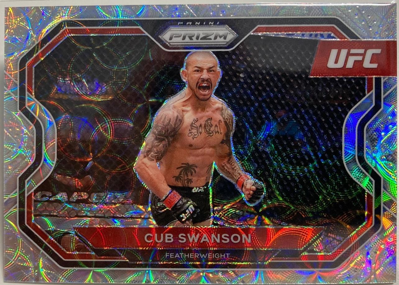 Cub Swanson 2021 Panini Prizm UFC Base #136 Premium