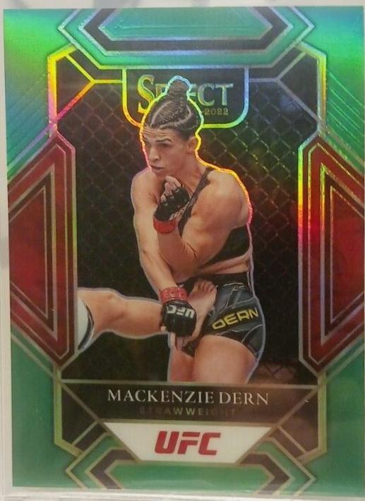 Mackenzie Dern 2022 Panini Select UFC Mezzanine #330 Green