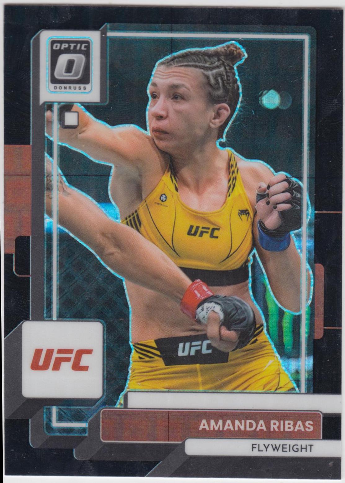 Amanda Ribas 2023 Panini Donruss Optic UFC Base #88 Black Pandora