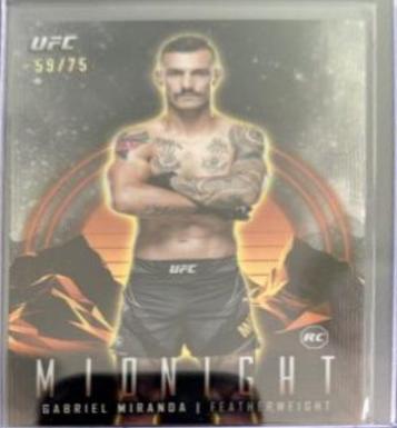 Gabriel Miranda 2024 Topps Midnight UFC Base #43 Dusk