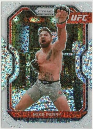 Mike Perry 2021 Panini Prizm UFC Base #19 White Sparkle