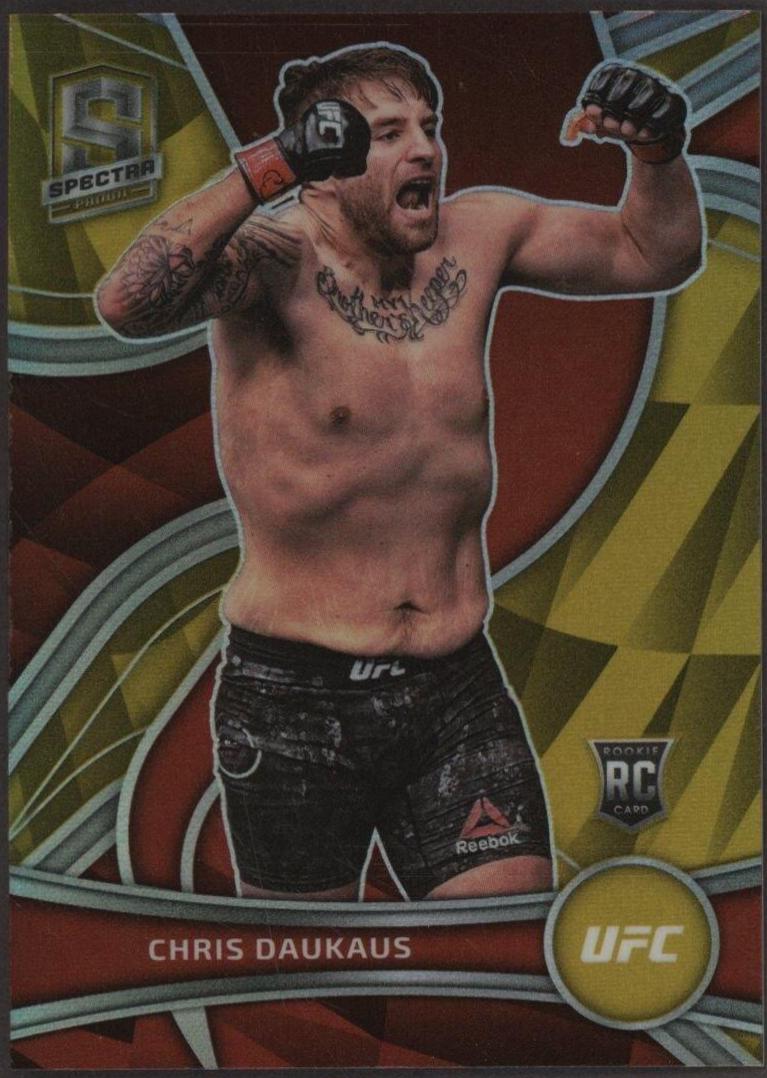 Chris Daukaus 2022 Panini Chronicles UFC Base One #490 Platinum