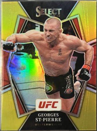 Georges St-Pierre 2022 Panini Select UFC Premier Level #108 Gold