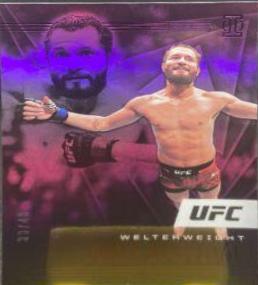 Jorge Masvidal 2021 Panini Chronicles UFC Base Illusions #170 Purple
