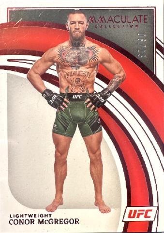 Conor McGregor 2022 Panini Immaculate UFC Base #28 Red