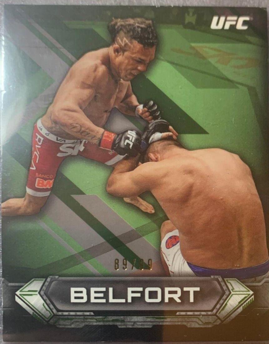 Vitor Belfort 2014 Topps UFC Knockout Base #65 Green