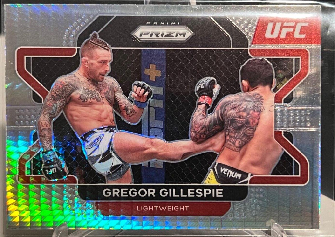 Gregor Gillespie 2022 Panini Prizm UFC Base #91 Hyper