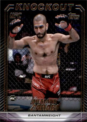 Aiemann Zahabi 2024 Topps Knockout UFC Base #39 Platinum