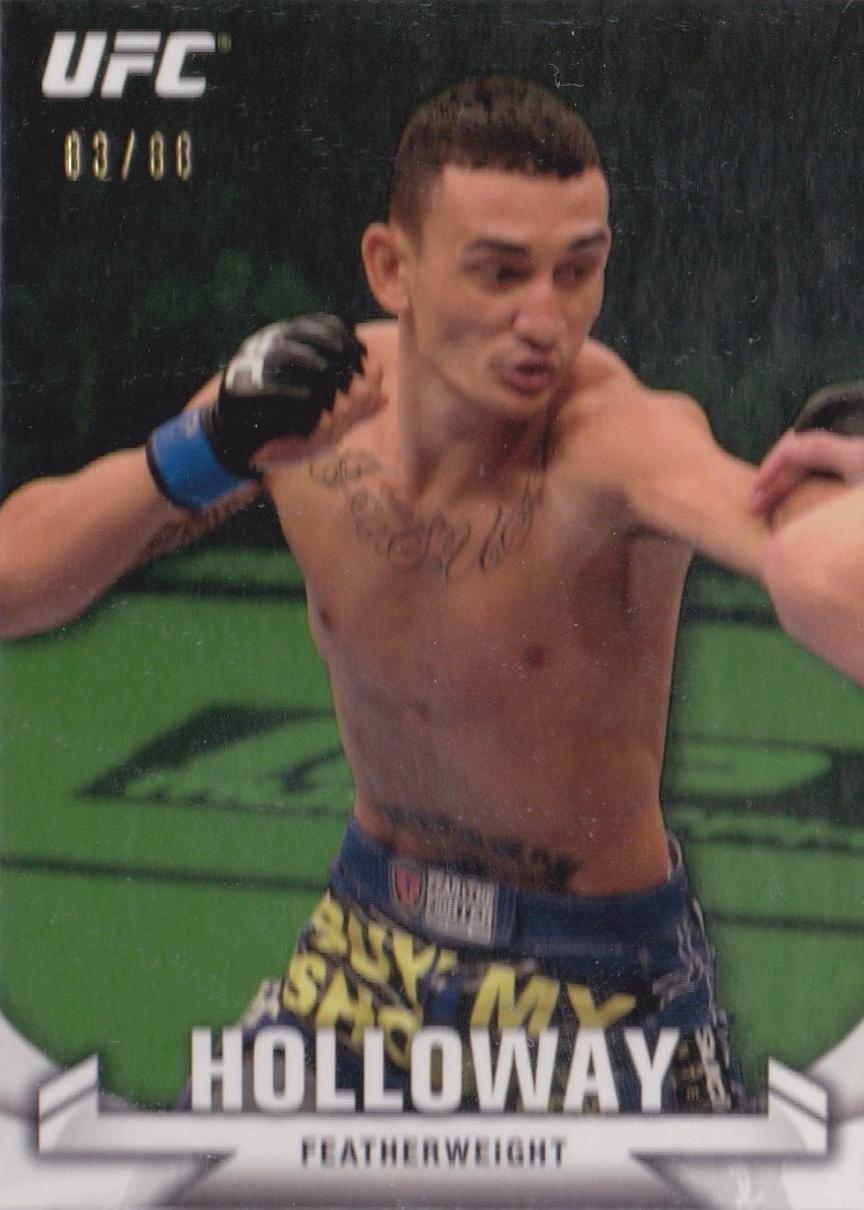 Max Holloway 2013 Topps UFC Knockout Base #42 Green