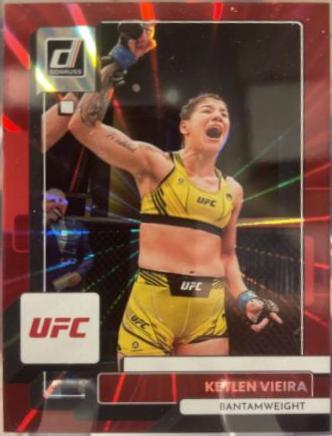 Ketlen Vieira 2022 Panini Donruss UFC Base #129 Red