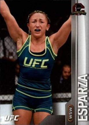 Carla Esparza 2015 Topps UFC Champions Base #173 Red