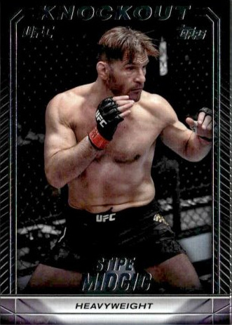 Stipe Miocic 2024 Topps Knockout UFC Base #81 Platinum