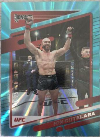 Ion Cuțelaba 2022 Panini Donruss UFC Base #195 Teal